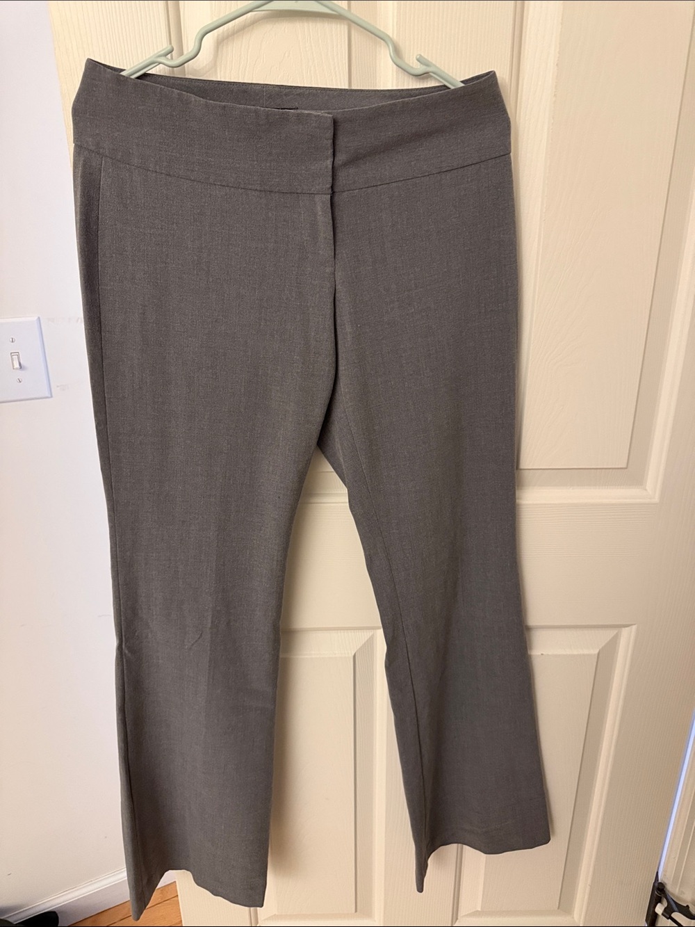 Arden B Gray Boot-Cut Dress Pants